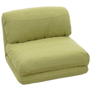 Sofá NANTES, Convertible en Cama, en Tela Color Crema y Negro