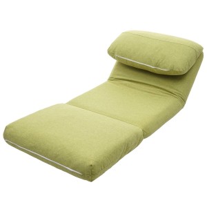 Sofá NANTES, Convertible en Cama, en Tela Color Crema y Negro