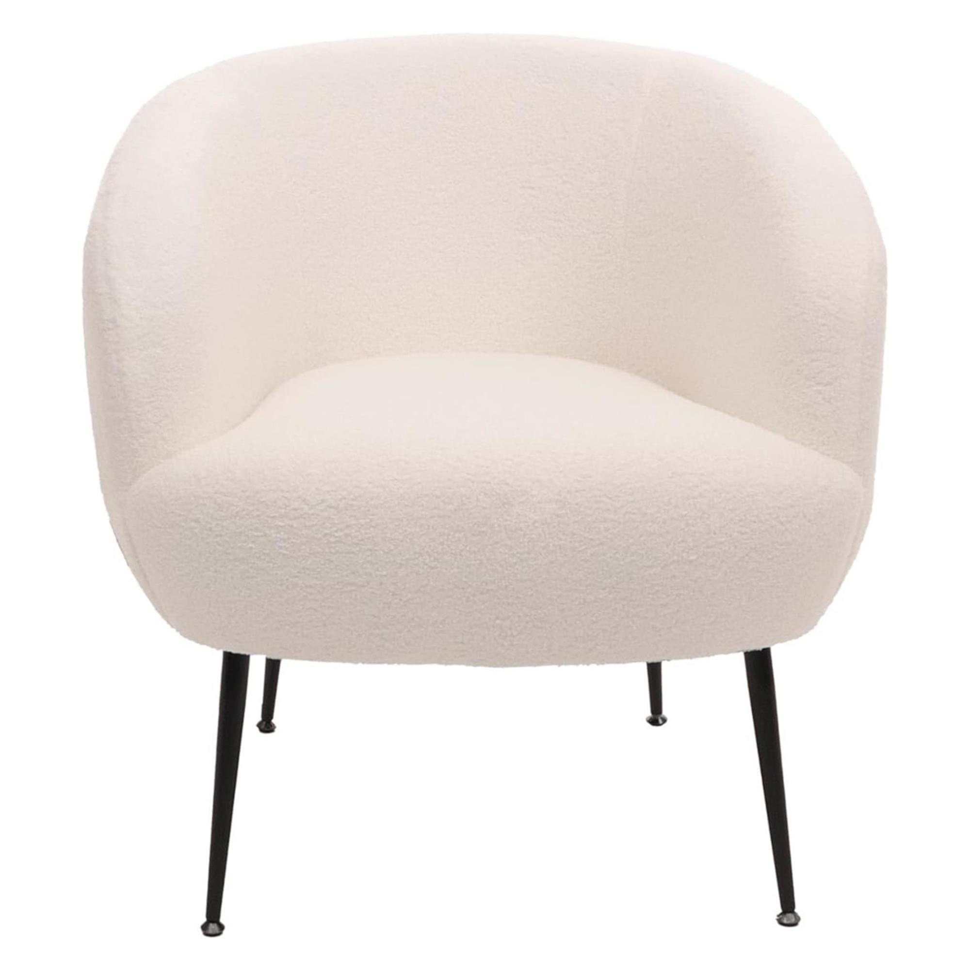 Silla de Confidente HARMONY, Gran acolchado, Diseño Moderno, en Tela color Rosa