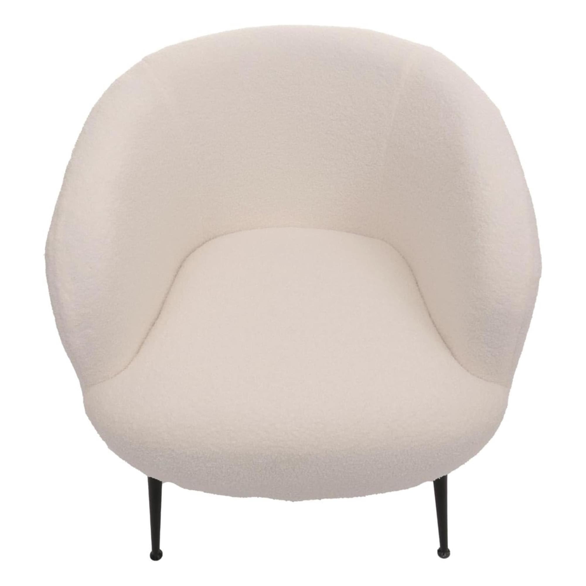 Silla de Confidente HARMONY, Gran acolchado, Diseño Moderno, en Tela color Rosa