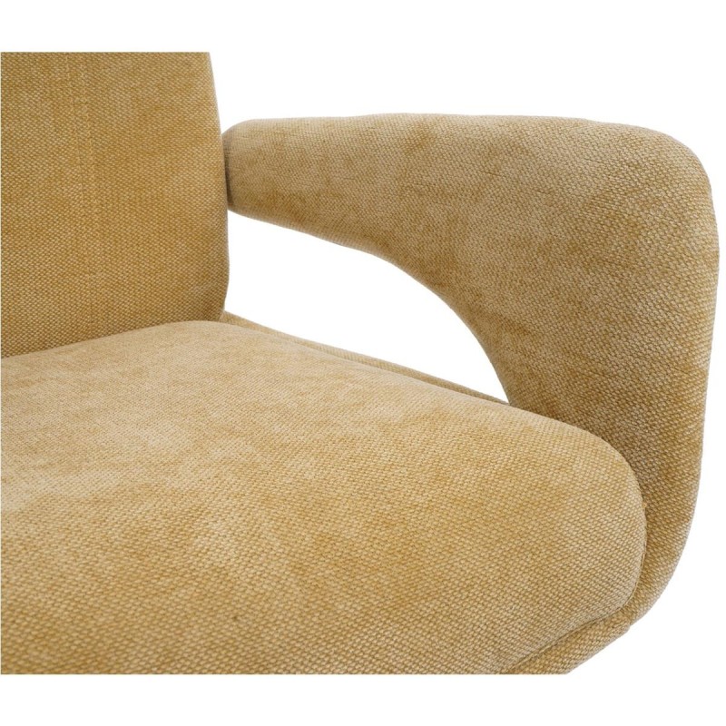 Silla de Confidente LELIA en Tela color Amarillo