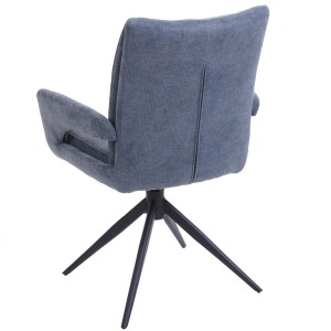 Silla de Confidente LELIA en Tela color Amarillo