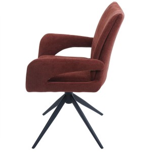 Silla de Confidente LELIA en Tela color Amarillo