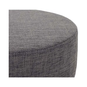 Taburete de oficina DANKO, en tela color gris oscuro