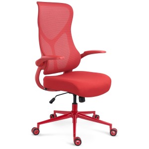 Silla de Oficina DAFNE, brazos abatibles, azul