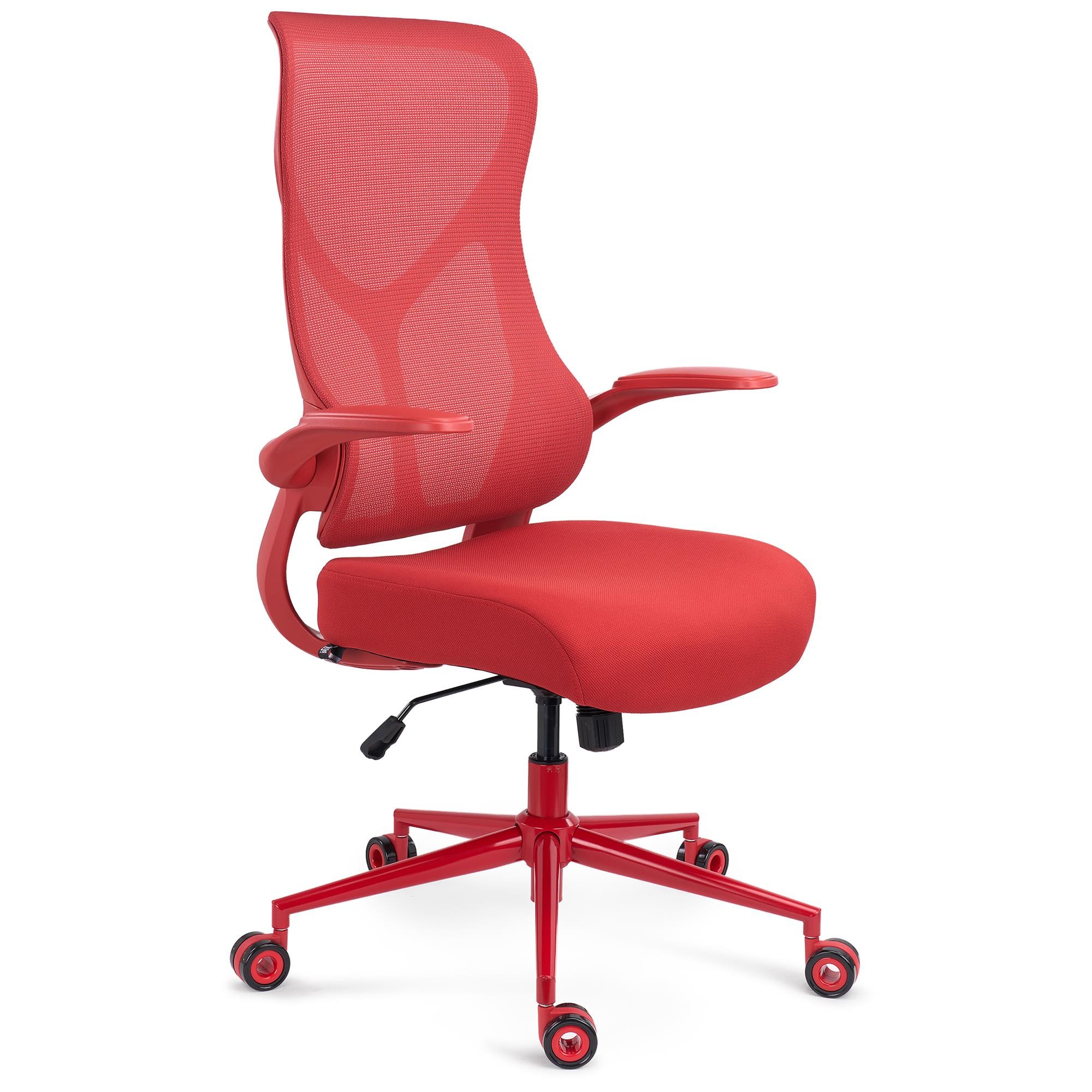 Silla de Oficina DAFNE COLOR, Brazos Abatibles, Gran Diseño, Calidad y Ergonomía, En Azul