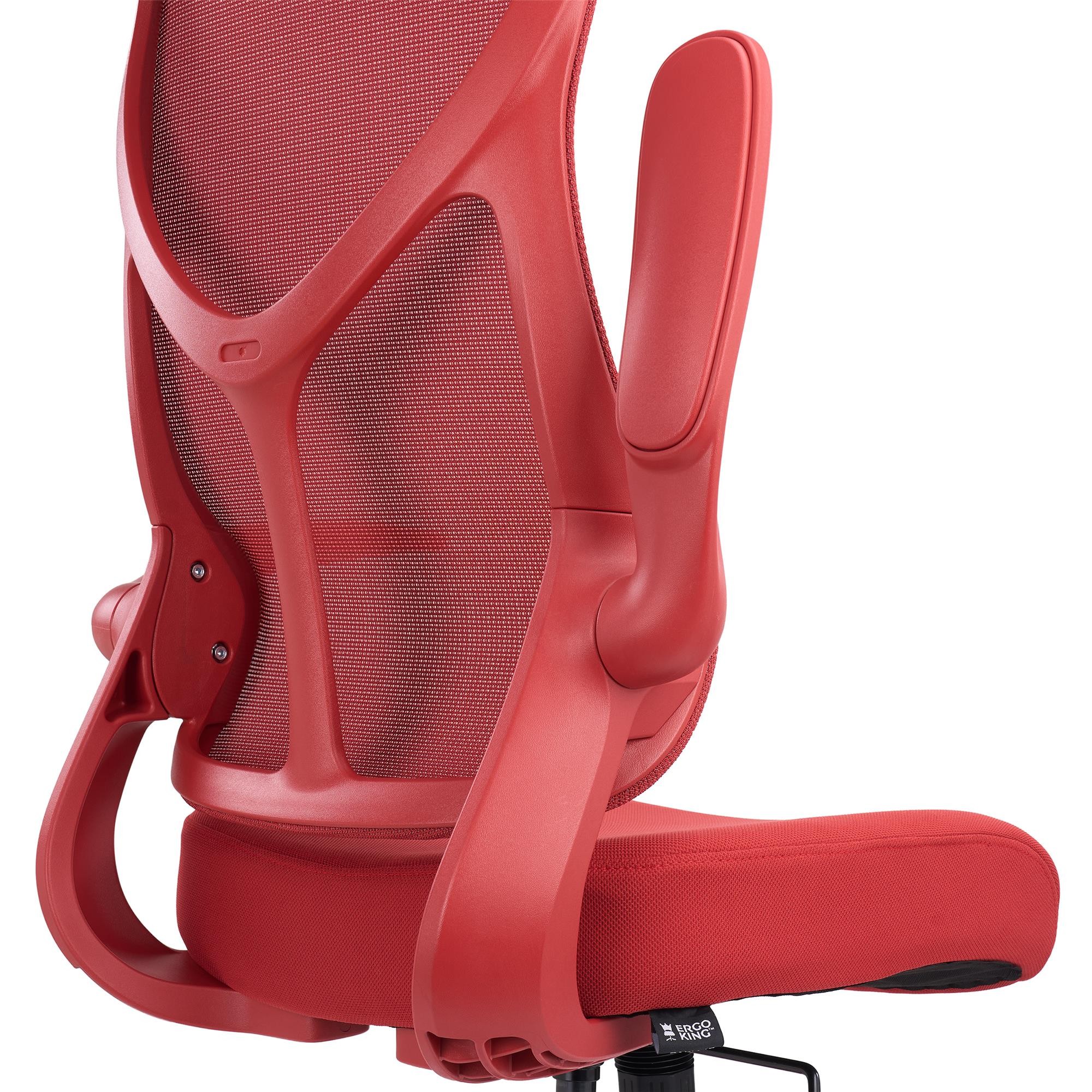 Silla de Oficina DAFNE COLOR, Brazos Abatibles, Gran Diseño, Calidad y Ergonomía, En Azul
