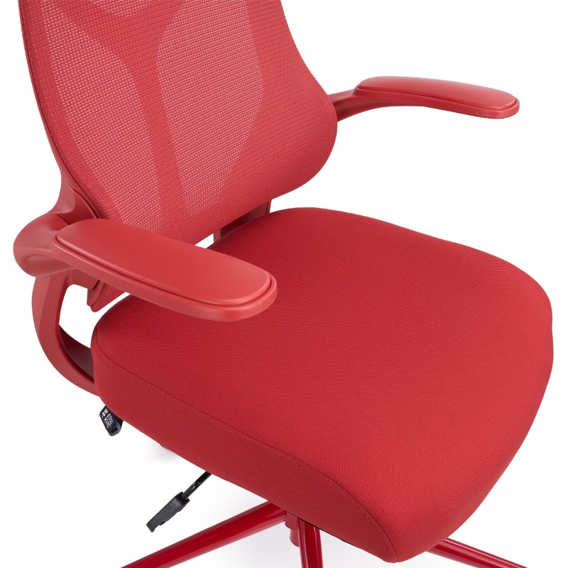 Silla de Oficina DAFNE, brazos abatibles, azul
