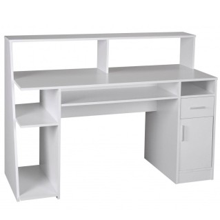 Mesa de Ordenador VIRGINIA, amplio espacio en blanco