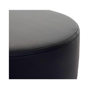 Lote de 2 unidades del Taburete de oficina DANKO, en piel sintética color negro