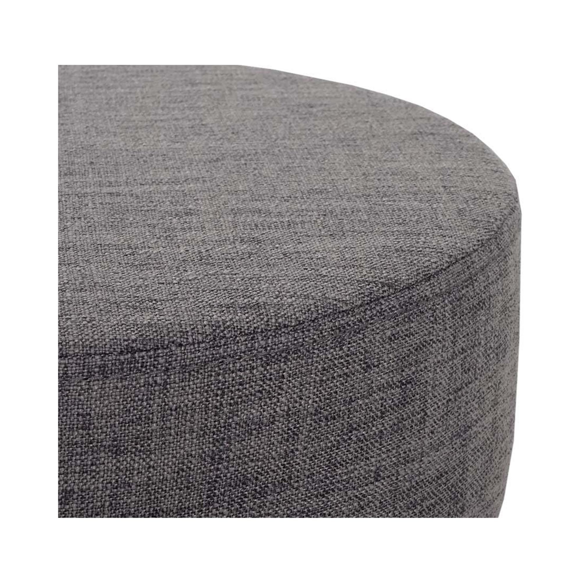 Lote de 2 Taburetes DANKO, Giratorio 360º, Grueso Acolchado, Base Metálica, en Tela color Gris Oscuro