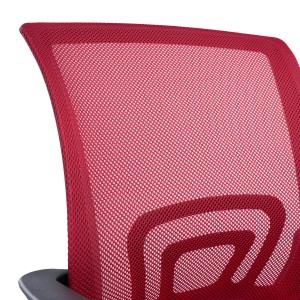 Silla de oficina SEUL BLACK, respaldo en malla transpirable, color negro