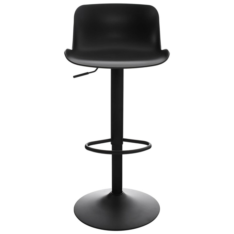 Taburete HULUM, En Polipropileno, Color Negro