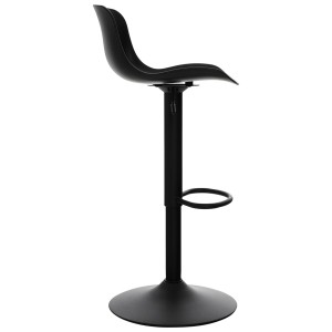 Taburete HULUM, En Polipropileno, Color Negro