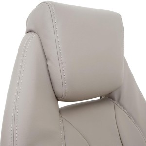 Silla de oficina con Brazos abatibles BOBI, en Piel sintética color Negro