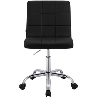 Silla de Oficina CLIP en Piel sintética color Negro 2