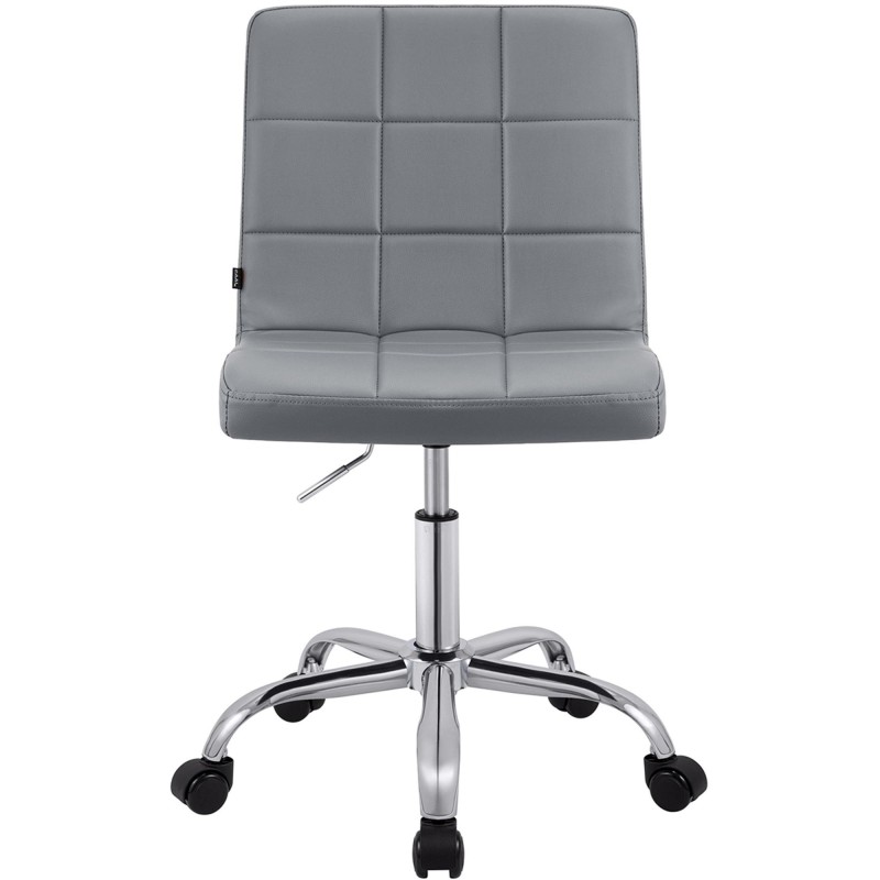 Silla de Oficina CLIP en Piel sintética color Negro