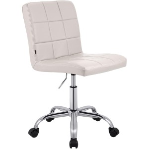 Silla de Oficina CLIP en Piel sintética color Negro
