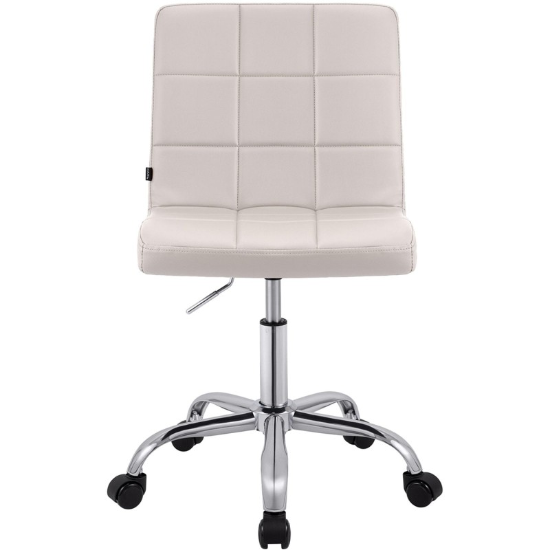 Silla de Oficina CLIP en Piel sintética color Negro
