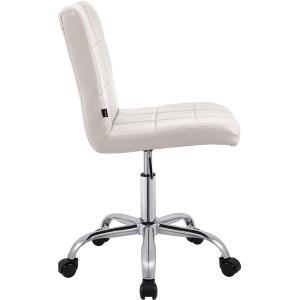 Silla de Oficina CLIP en Piel sintética color Negro