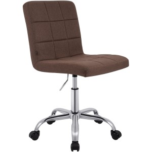 Silla de Oficina CLIP en Tela color Gris Oscuro
