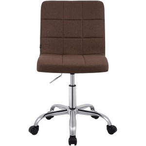 Silla de Oficina CLIP en Tela color Gris Oscuro