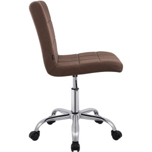 Silla de Oficina CLIP en Tela color Gris Oscuro