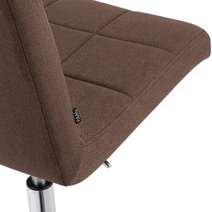 Silla de Oficina CLIP en Tela color Gris Oscuro