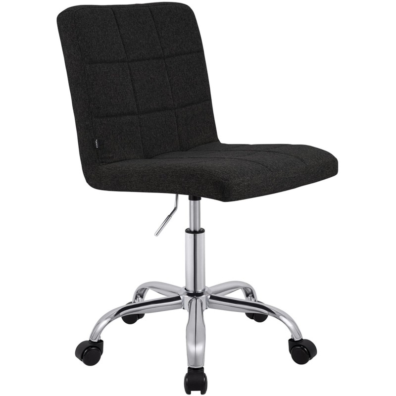 Silla de Oficina CLIP en Tela color Gris Oscuro