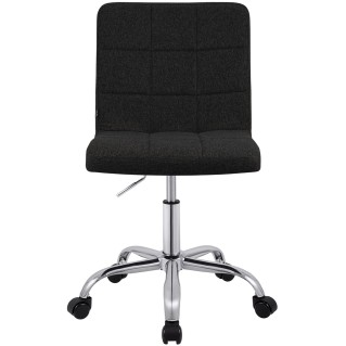 Silla de Oficina CLIP en Tela color Gris Oscuro 2