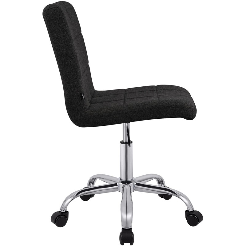 Silla de Oficina CLIP en Tela color Gris Oscuro
