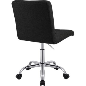 Silla de Oficina CLIP en Tela color Gris Oscuro