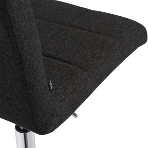 Silla de Oficina CLIP en Tela color Gris Oscuro