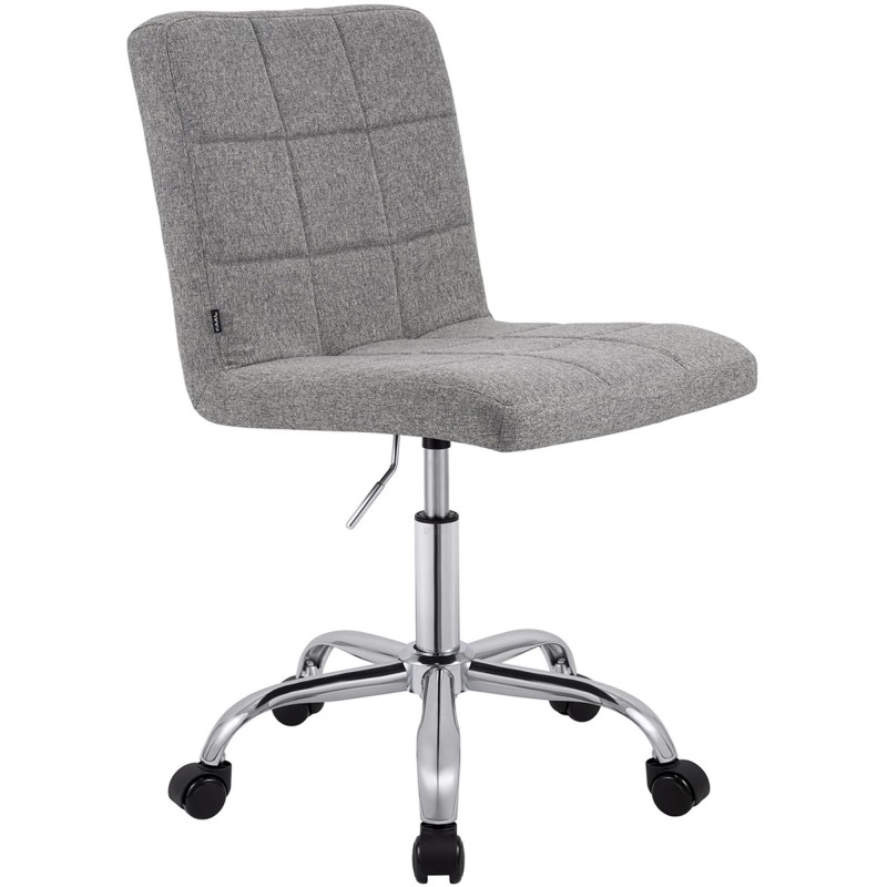 Silla de Oficina CLIP en Tela color Gris Oscuro