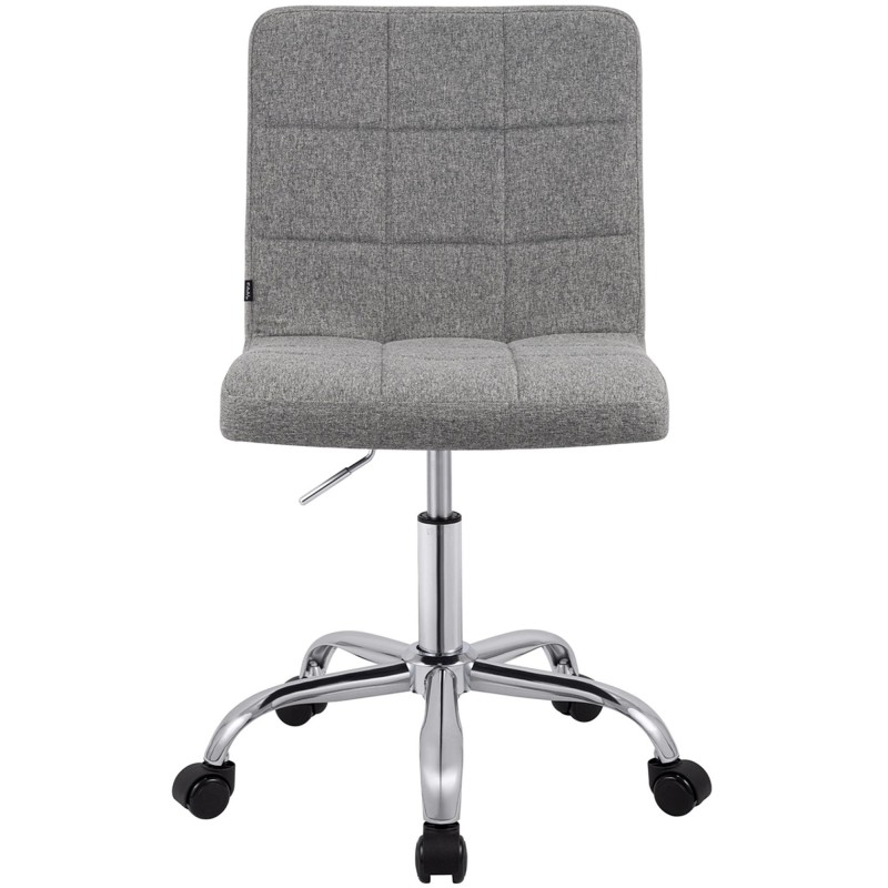 Silla de Oficina CLIP en Tela color Gris Oscuro
