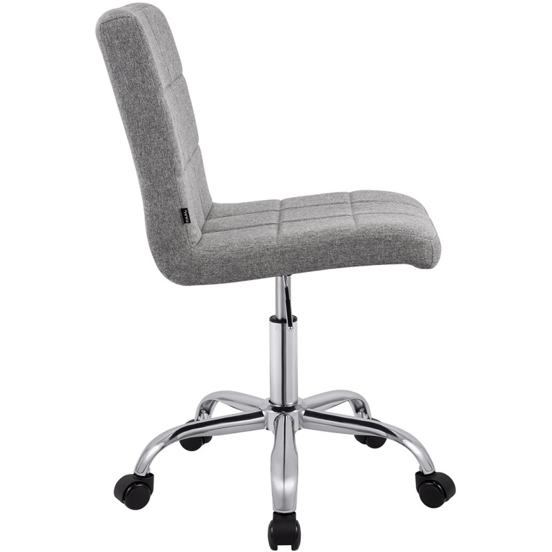Silla de Oficina CLIP en Tela color Gris Oscuro