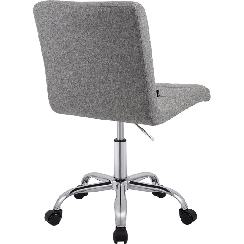 Silla de Oficina CLIP en Tela color Gris Oscuro