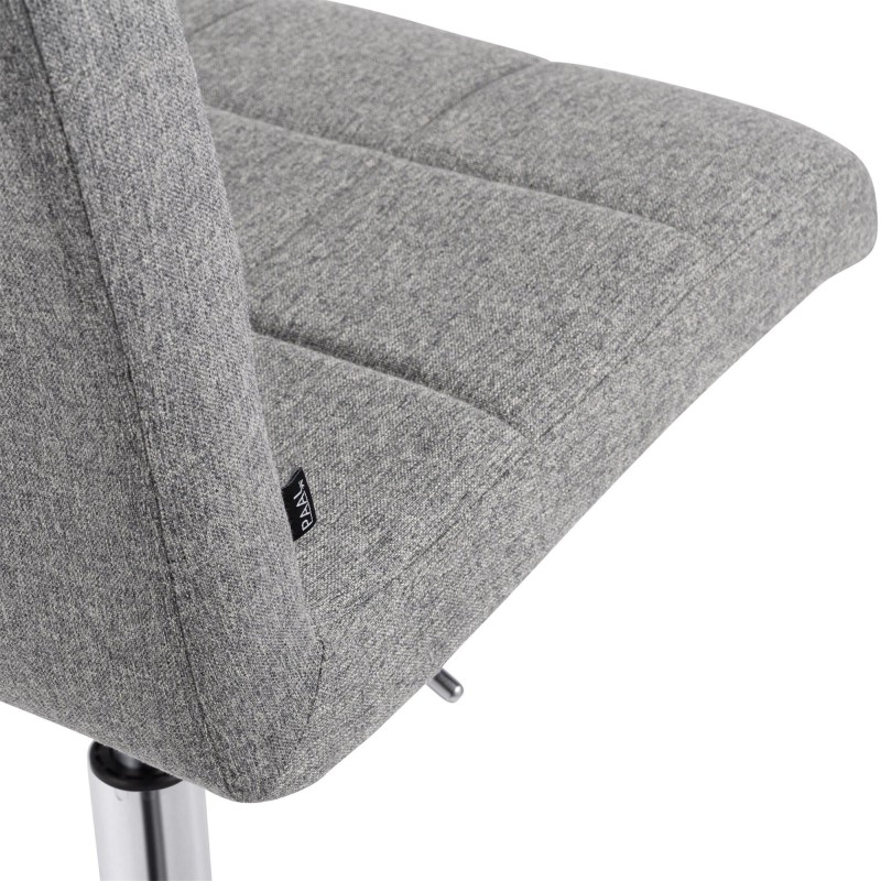 Silla de Oficina CLIP en Tela color Gris Oscuro
