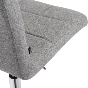 Silla de Oficina CLIP en Tela color Gris Oscuro