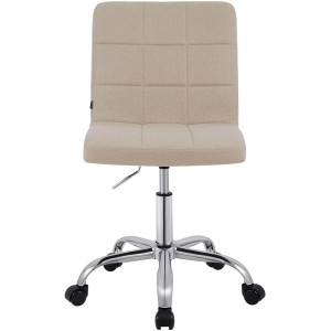 Silla de Oficina CLIP en Tela color Gris Oscuro