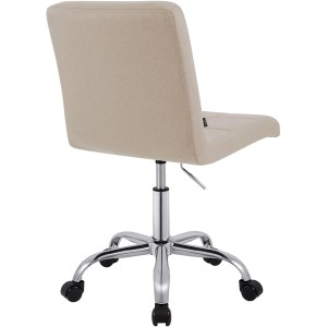 Silla de Oficina CLIP en Tela color Gris Oscuro