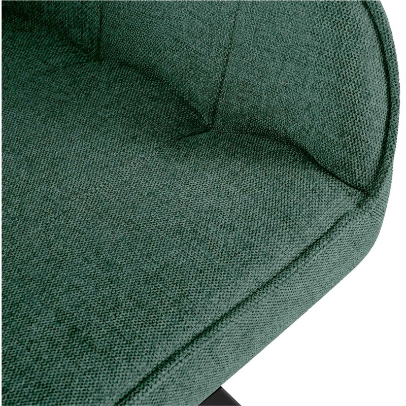 Silla de Confidente Acolchada NISTAL, Giratoria, color Gris Oscuro