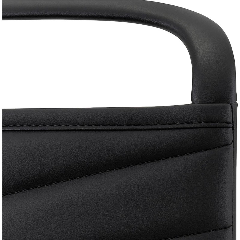 Silla de Confidente NIUTAL en Piel color Negro