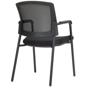 Lote de 2 Sillas de Confidente CARTER color Negro