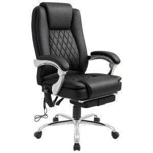 Sillón de Oficina CABUYA en Piel color Negro