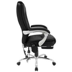 Sillón de Oficina CABUYA en Piel color Negro