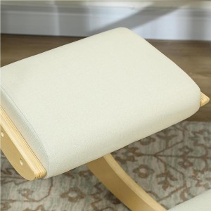 Silla Ergonómica de Rodillas YOSI color Crema
