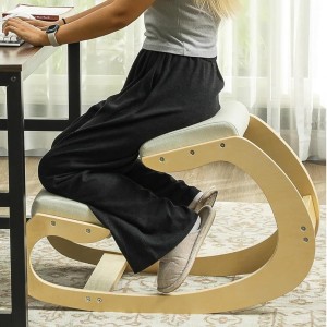 Silla Ergonómica de Rodillas YOSI color Crema