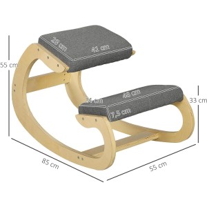Silla Ergonómica de Rodillas YOSI color Crema