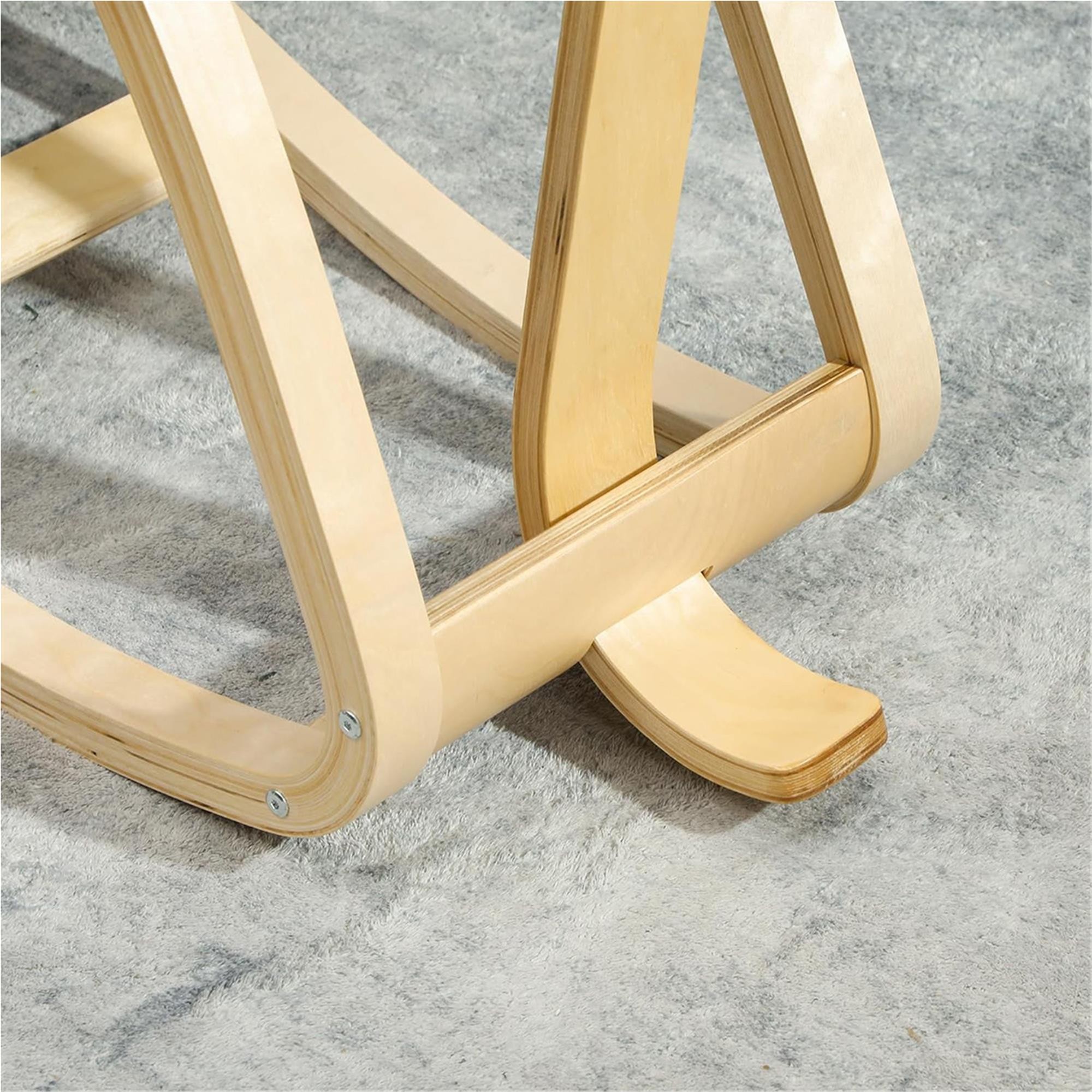 Silla Ergonómica de Rodillas MOLTY, con Respaldo, Tapizada en Lino Sintético color Gris